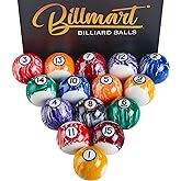Billmart Billiard Balls Set 16 Pool Table Balls | Pool Ball Set for Billiard Player Gift