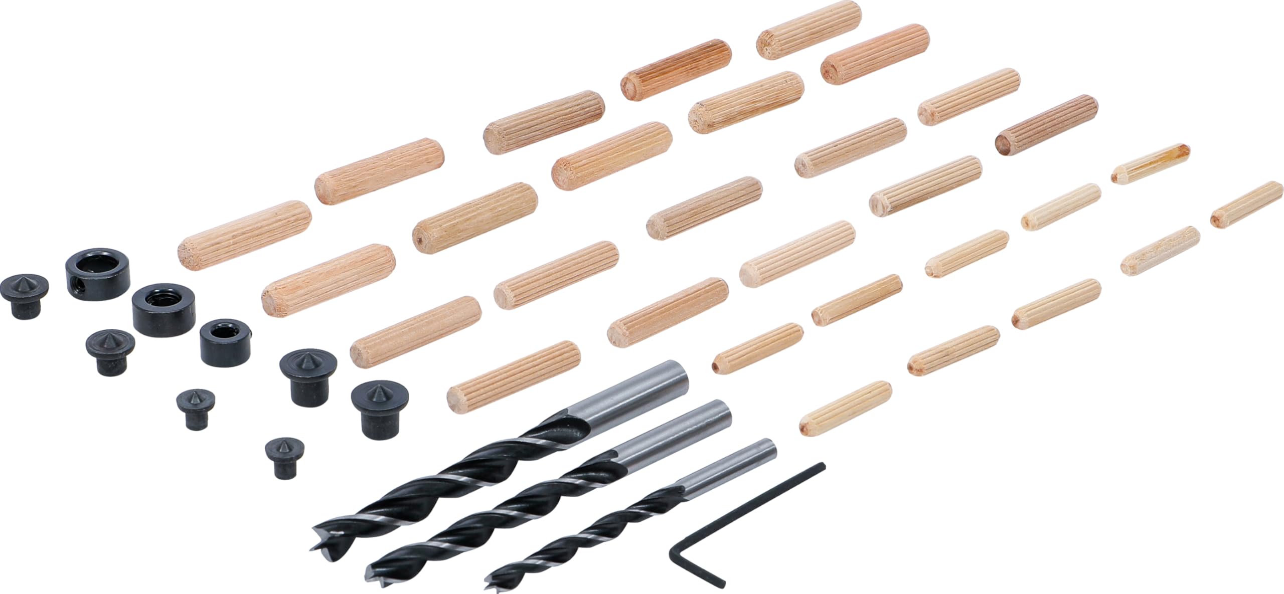 BGS Diy 50405 | Wooden Dowel / Drill Set | 6 - 10 mm | 43 pcs.