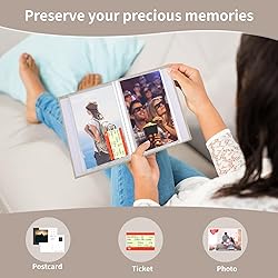 vivinin 2 Pack Photo Album 4x6, Linen Cover Photo
