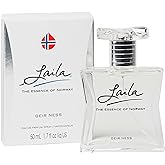 Geir Ness Laila Eau de Parfum Spray - Long Lasting Fresh, Airy and Clean Fragrance for Women - Blend of Fruity and Floral Scent (1.7 oz)