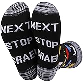 JXGZSO Israel Trip Gift Next Stop Israel Socks Traveler Gift Israel Vacation Gift Israel Landmark Souvenir Socks Travel Gift