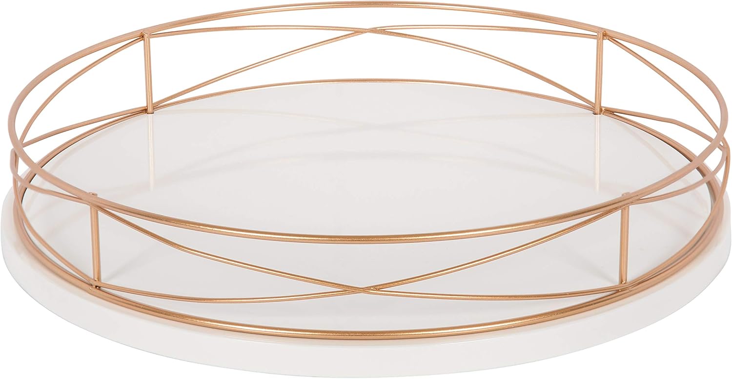 Best round gold tray for coffee table