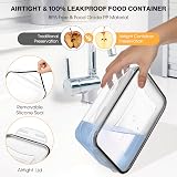 YASHE 38Pcs Airtight BPA-Free Food Storage Containers with Lids view 3
