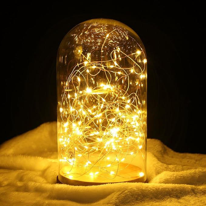 Strings of tiny twinkling fairy lights