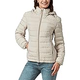 YZG Down Jacket for Women Lightweight Long Sleeve Quilted Puffer Coat with Detachable Hooded