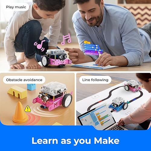 Makeblock mBot Robot Kit, STEM Projects for Kids Ages 8-12 Learn to Code  with Scratch Arduino, Robot Kit for K