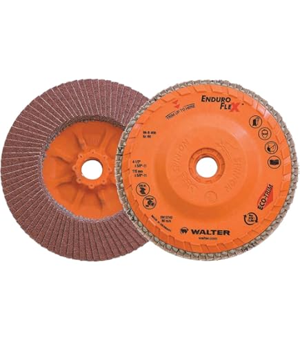 Amazon.com: Walter 06B454 4-1/2x5/8-11 Enduro-Flex Spin-On Flap