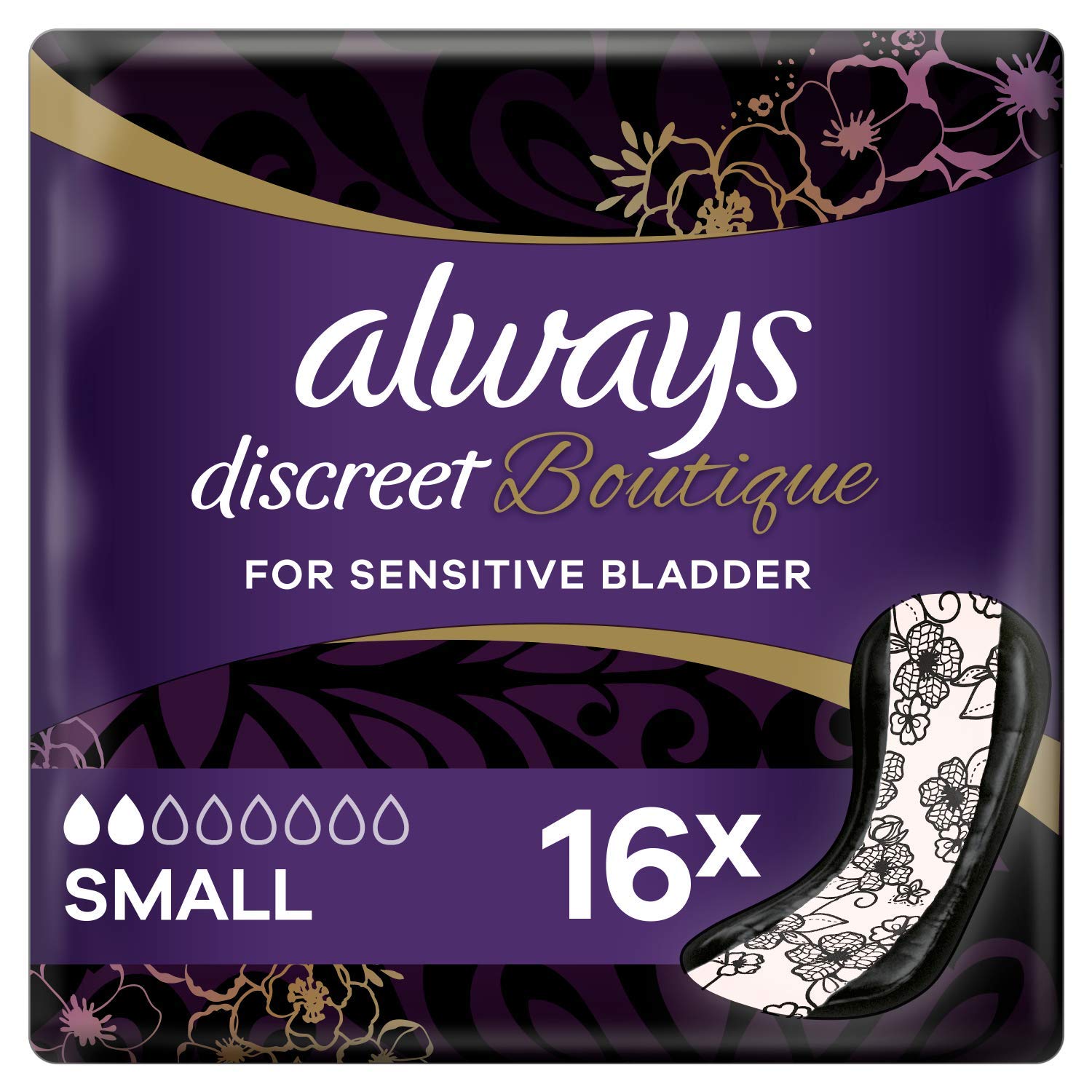 Always - 16x Discreet Boutique Bandage for Urine Loss - 1 Piece