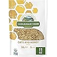 Cascadian Farm Organic Granola, Oats and Honey Cereal, Resealable Pouch, 11 oz