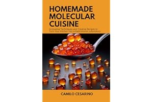 Homemade Molecular Cuisine . Innovative flavors within everyone's reach: Innovative Techniques and Creative Recipes to Turn Your Kitchen into a Gastronomic Laboratory (Raw and Unfiltered)