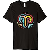Astrology with Aries Zodiac Sign of Horoscope Premium T-Shirt
