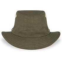 Tilley Standard Hemp Hat, Green Olive, 7 at Amazon Men's