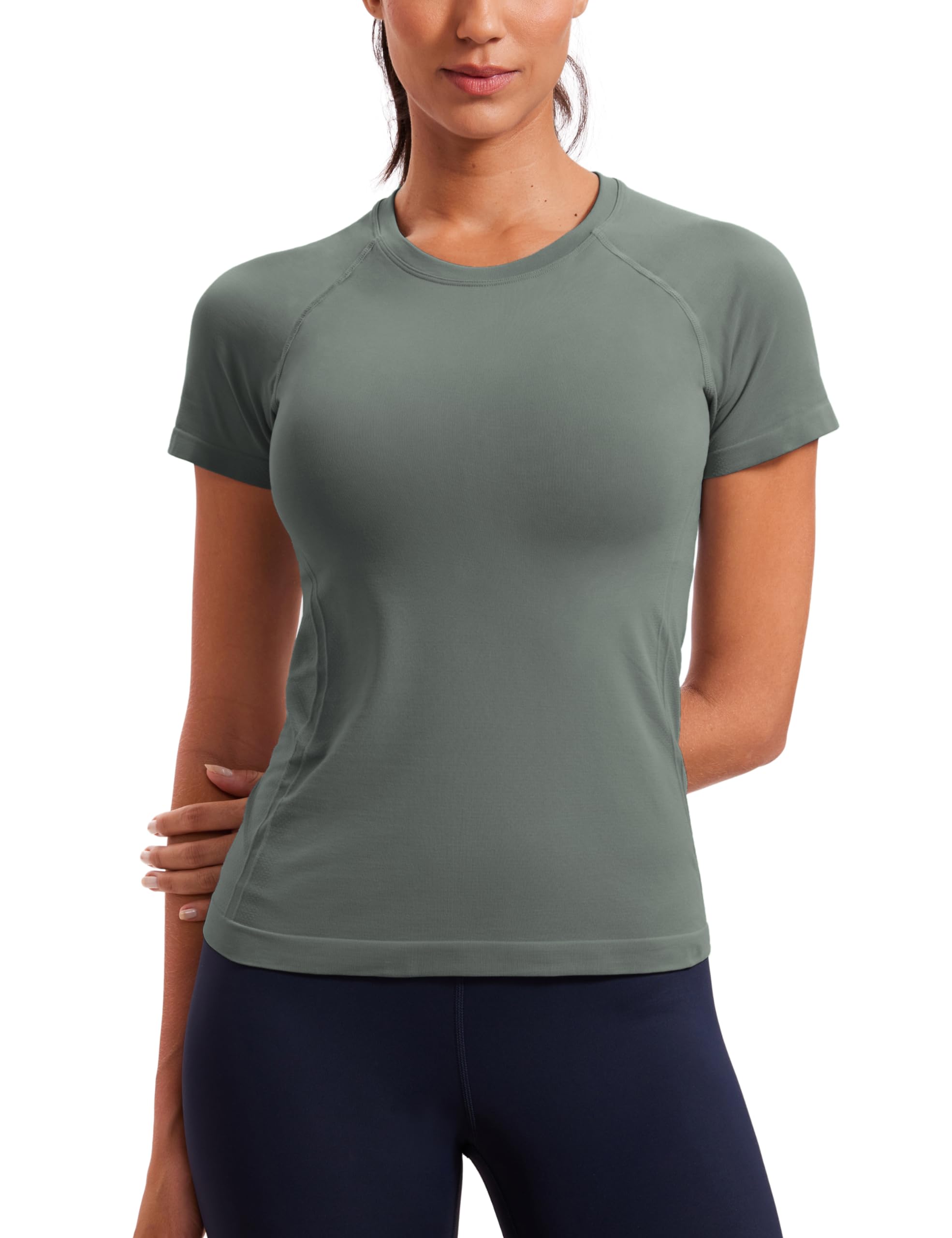 Fashionyoga Fc12801 Women's Long Sleeve Yoga Top - Slim Fit