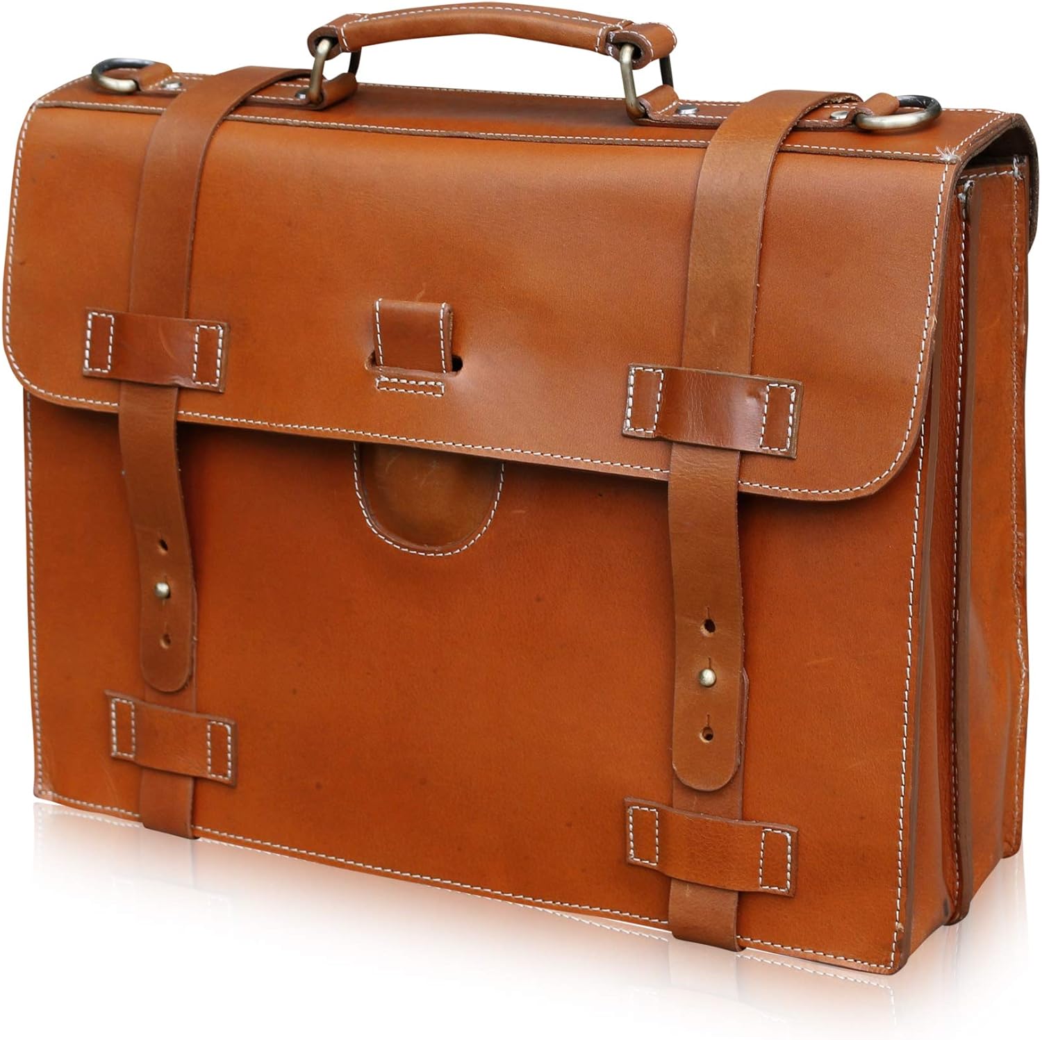 luxury leather suitcase