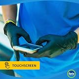 Farla Medical MediHands Disposable Nitrile Gloves Black 100 Count view 7