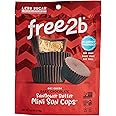 Free2b Sunflower Butter Mini Sun Cups, Safe for School and Allergy Friendly - Gluten-Free, Dairy-Free, Nut-Free, and Soy-Free - Dark Chocolate, 4.2 oz Resealable Bag (Pack of 1)