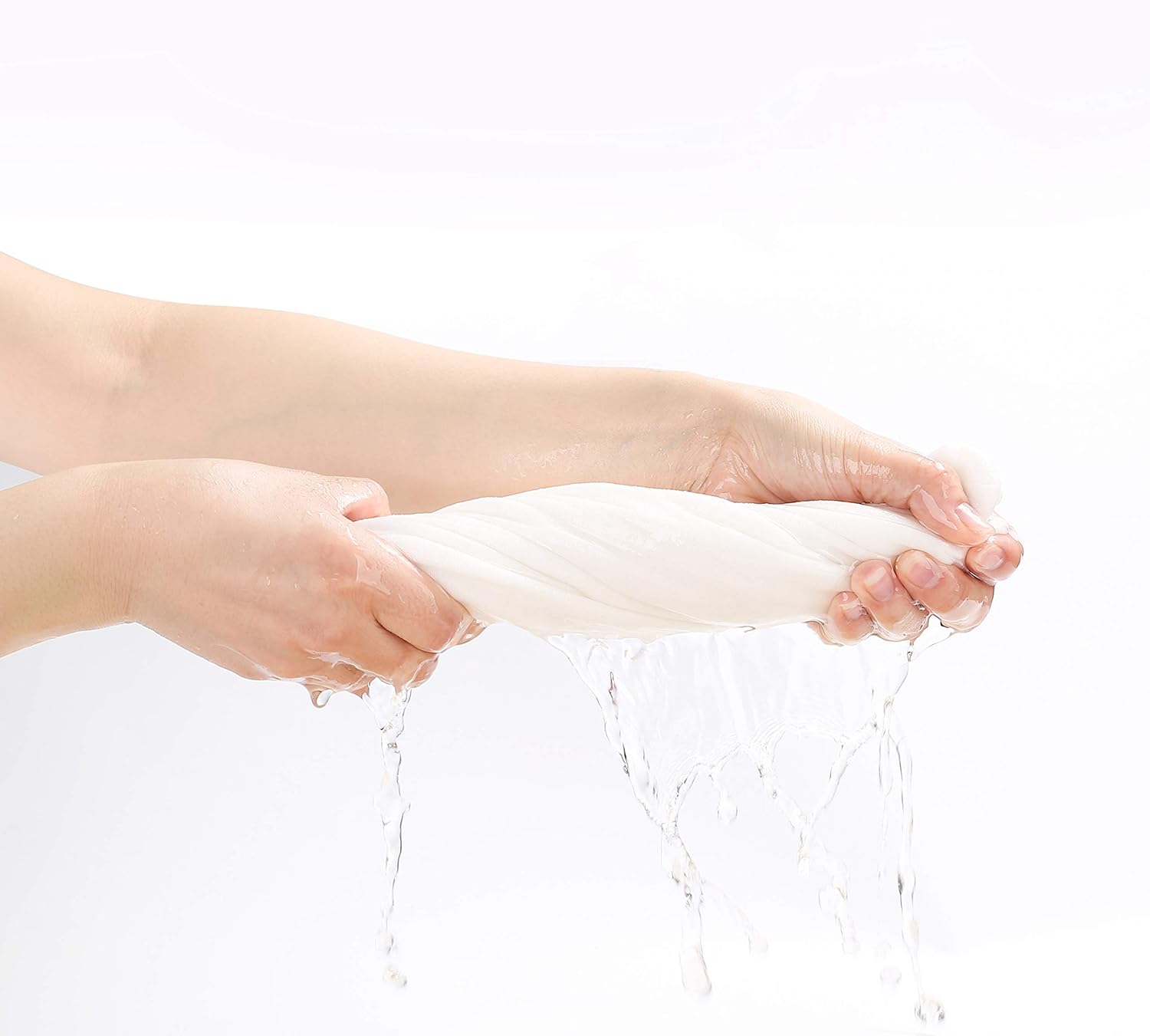 Muslin Burp Cloths for Baby 100% Cotton Large 20''X10'' 6 Layers Thicken Super Soft and Absorbent by CottCare(6 Pack,White): Baby