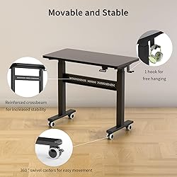 WALKINGDESK Mobile Walking Pad Desk with