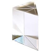 EISCO Right Angled Prism, 2.9" (74mm) Length, 2" (50mm) Hypotenuse - Triangular, 90x45x45 Degree Angles - Polished Acrylic - Excellent for Physics, Light Refraction &amp; Wavelength Experiments