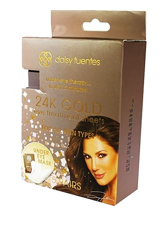 Amazon Com Daisy Fuentes 24k Gold Under Eye Therapy In Just 15