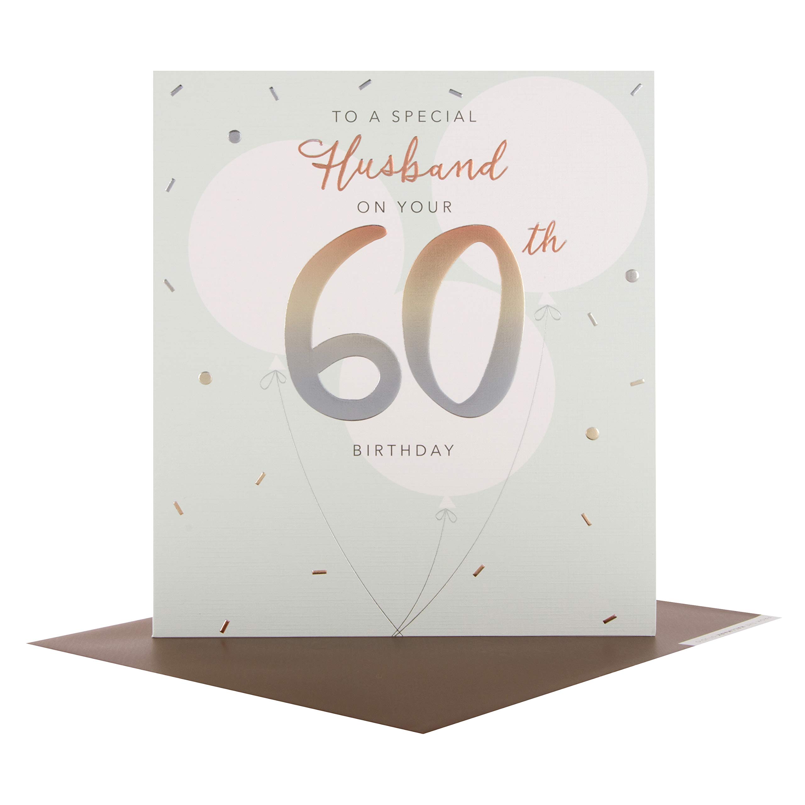 Hallmark Husband 60th Birthday Card 'Enjoy' - Medium