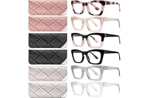 CCVOO Oprah Style Reading Glasses for Women, Stylish Eyeglasses, Blue Light Readers for Women, Computer Eye Glasses, Cheaters
