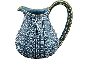 Blue Sky Ceramic, 10" x 7.5" x 9", Sky Ceramic Urchin Pitcher