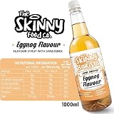 The Skinny Food Co Eggnog Barista Syrup 1L sugar free vanilla custard view 6