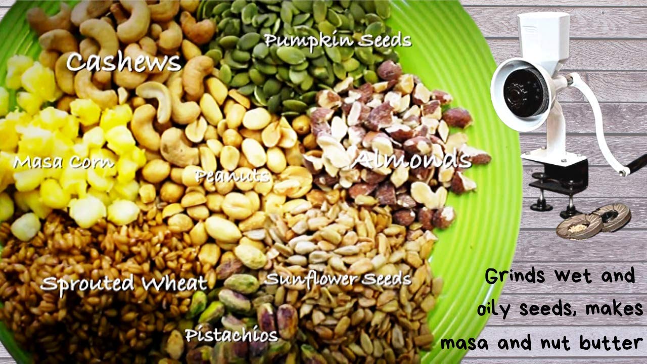 WonderMill Wonder Junior Deluxe Hand Grain Mill with Drill Bit