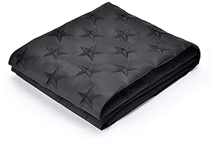 LIFRAON Black American Flag, Black Flag 3x5 FT Heavy Duty Nylon, Embroidered Stars, Sewn Stripes, UV Protection, All Black American Flag for Outdoors Use