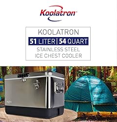 Koolatron Ice Chest Cooler - Portable Ice Bucket