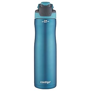 Contigo AUTOSEAL Chill Vacuum-Insulated Stainless Steel Water Bottle, 24 oz., Scuba