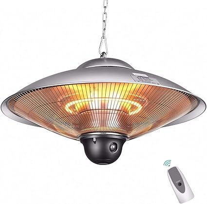YRCWZF Calentador eléctrico Colgante, Calentador Exterior de 2500 W