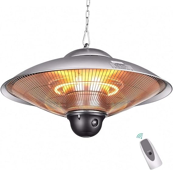 YRCWZF Calentador eléctrico Colgante, Calentador Exterior de 2500 W