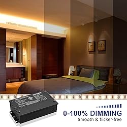 GOOVER 30W Dimmable LED Driver, AC 100V-277V to DC