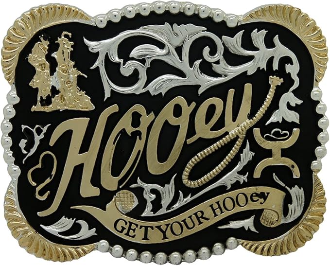 hooey belt buckle