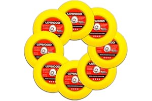 UPWOOD 8 pcs 3 inch M6 Thread Hook and Loop Backing Pad for Mini Air Sander Polisher