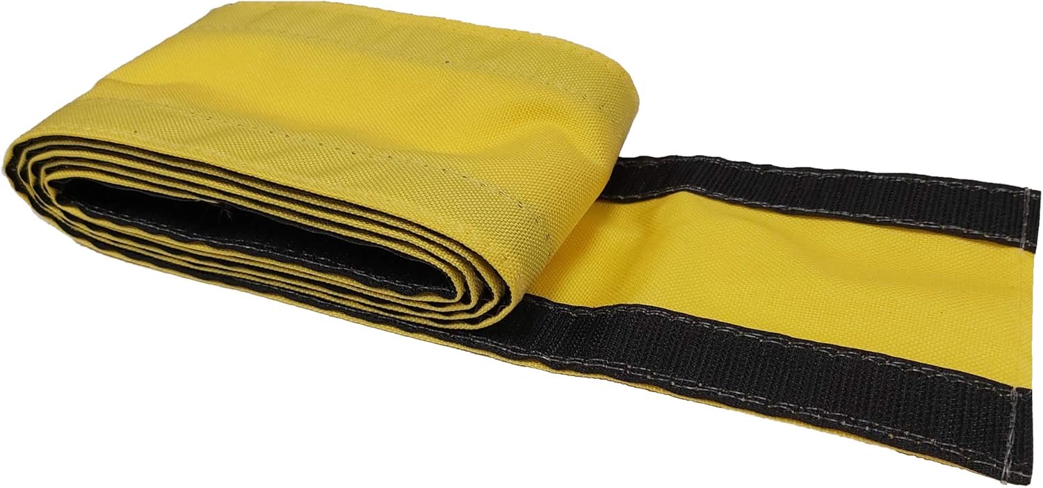 4" Wide Safcord Carpet Cord Covers (6FT Long, Yellow) Home Improvement
