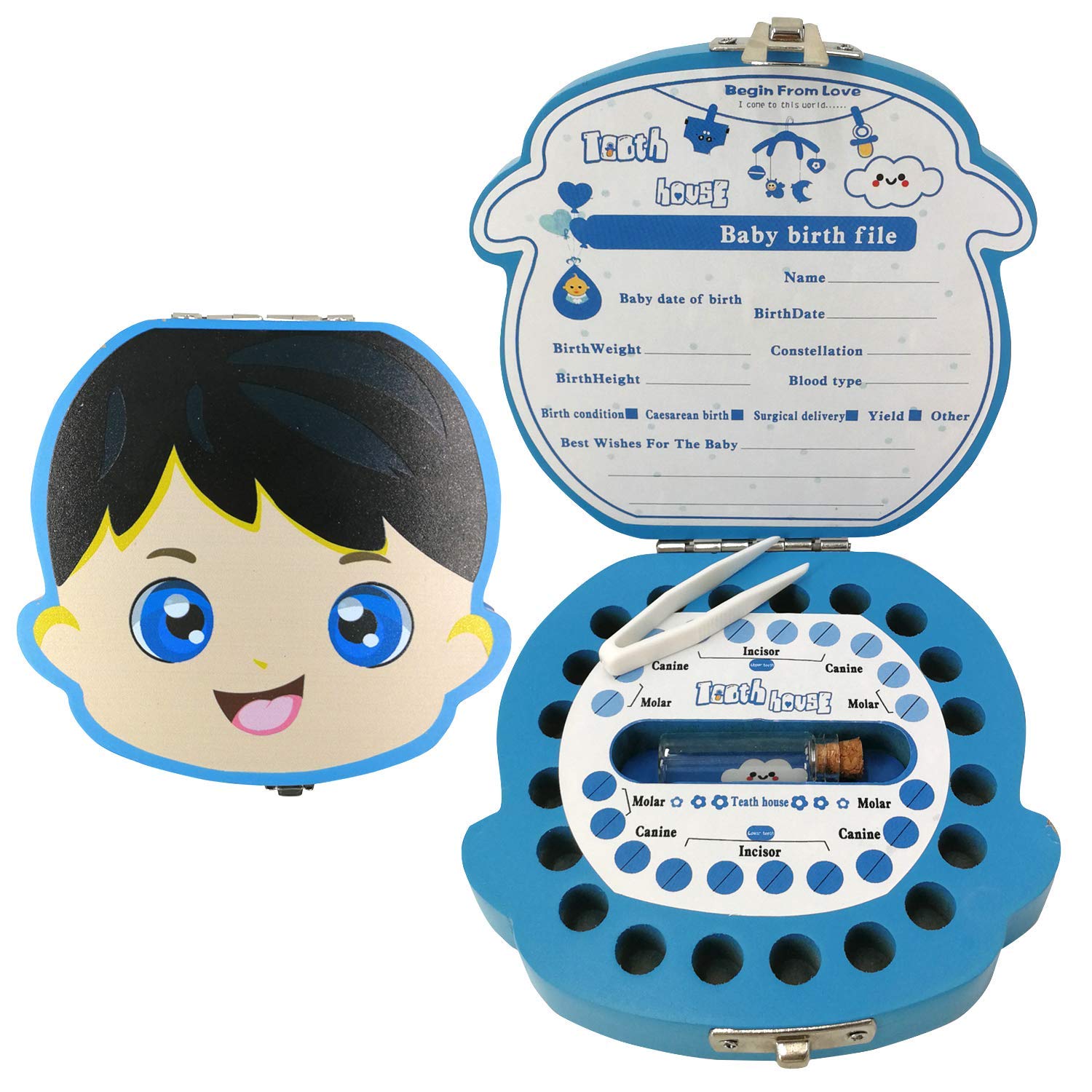 boys tooth fairy box