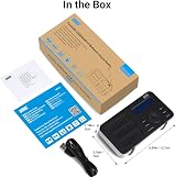 August MB225B Portable DAB/DAB+ FM Radio 40 Presets 2000mAh Battery Black view 7