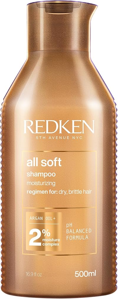 Redken All Soft Shampoo for Dry Hair with Argan Oil 500ml