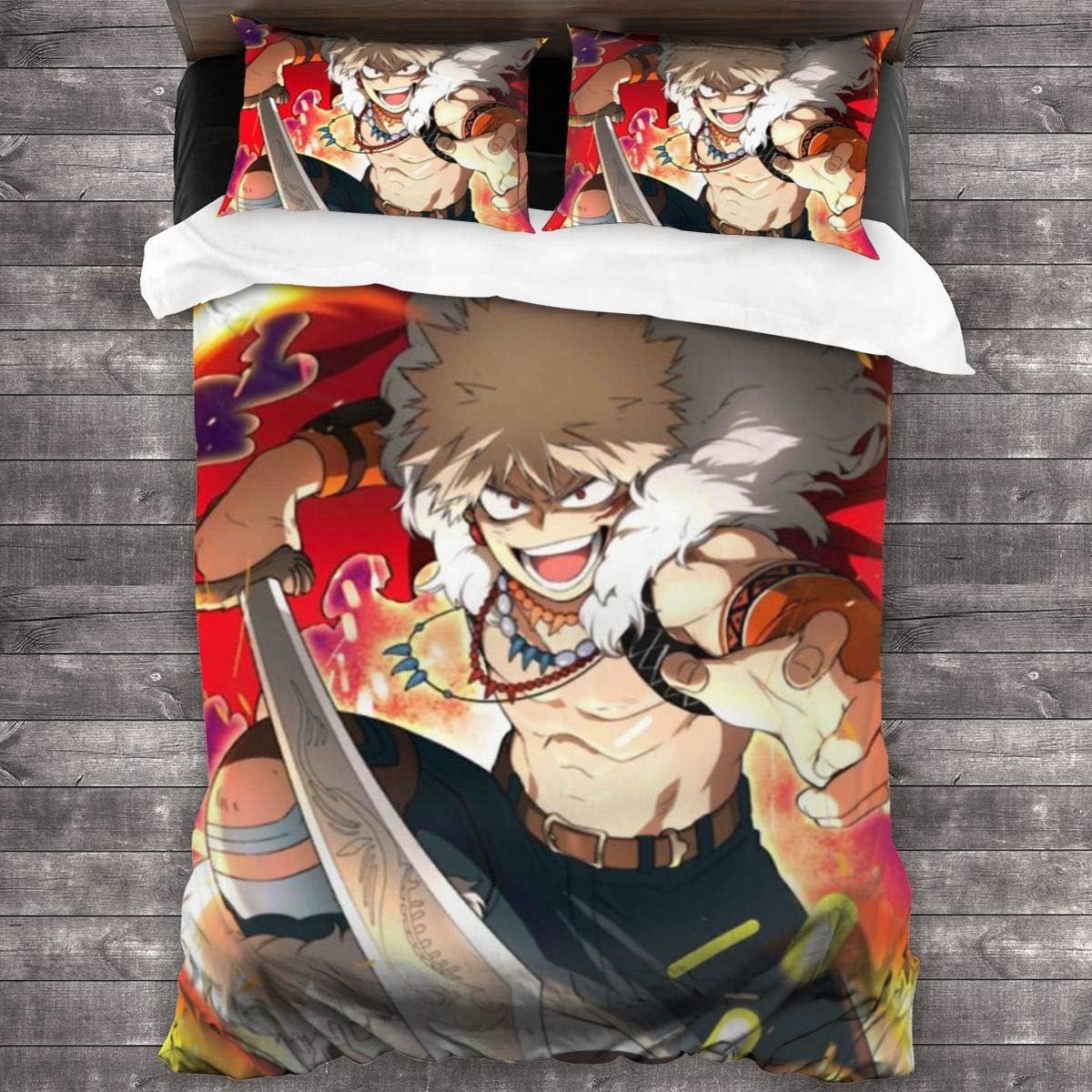 My Hero Boku No Hero Katsuki Bakugou Bed Duvet Cover Sets