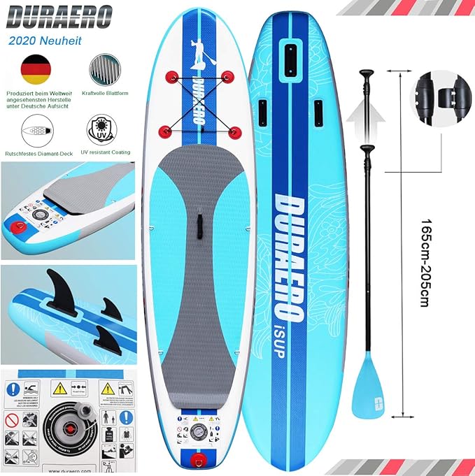 DURAERO Stand up Paddle Board Aufblasbare Stand up Paddling Board SUP
