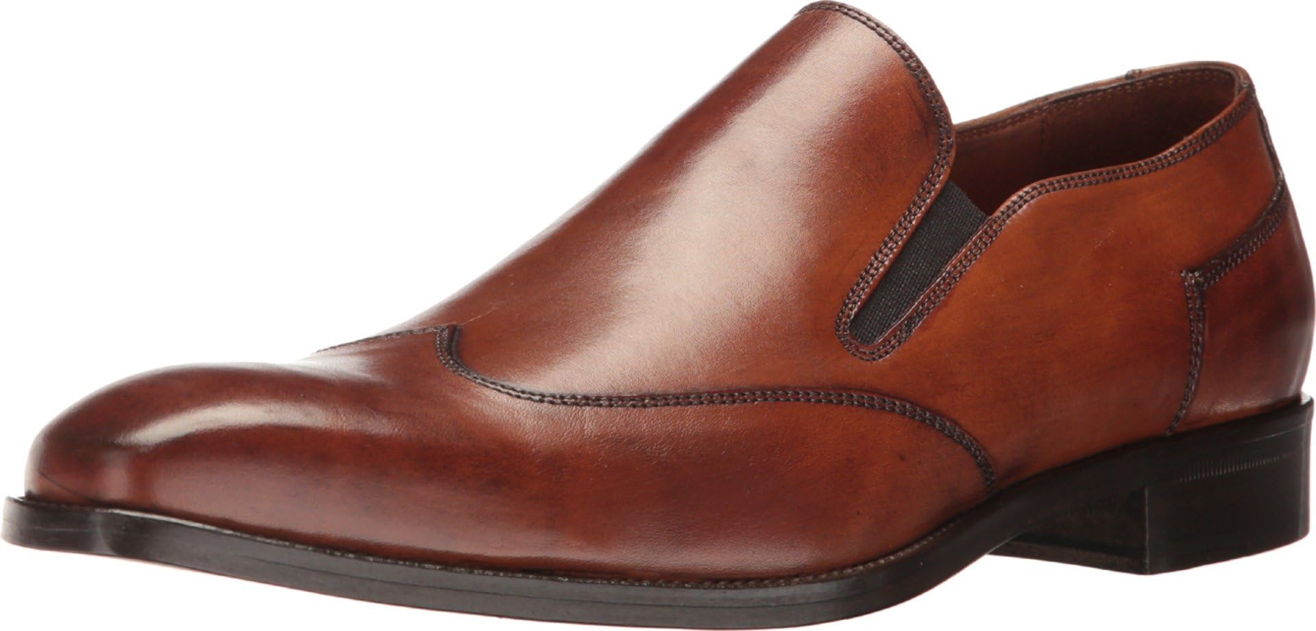 Massimo Matteo Men's Wing Tip Slip-On