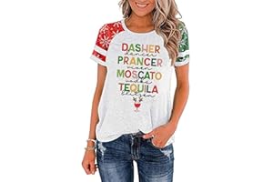 OVAZLY Christmas Shirt for Women Raglan Sleeve Graphic Xmas Festival Shirts Cute Holiday Trendy Tops Casual Tee Gift