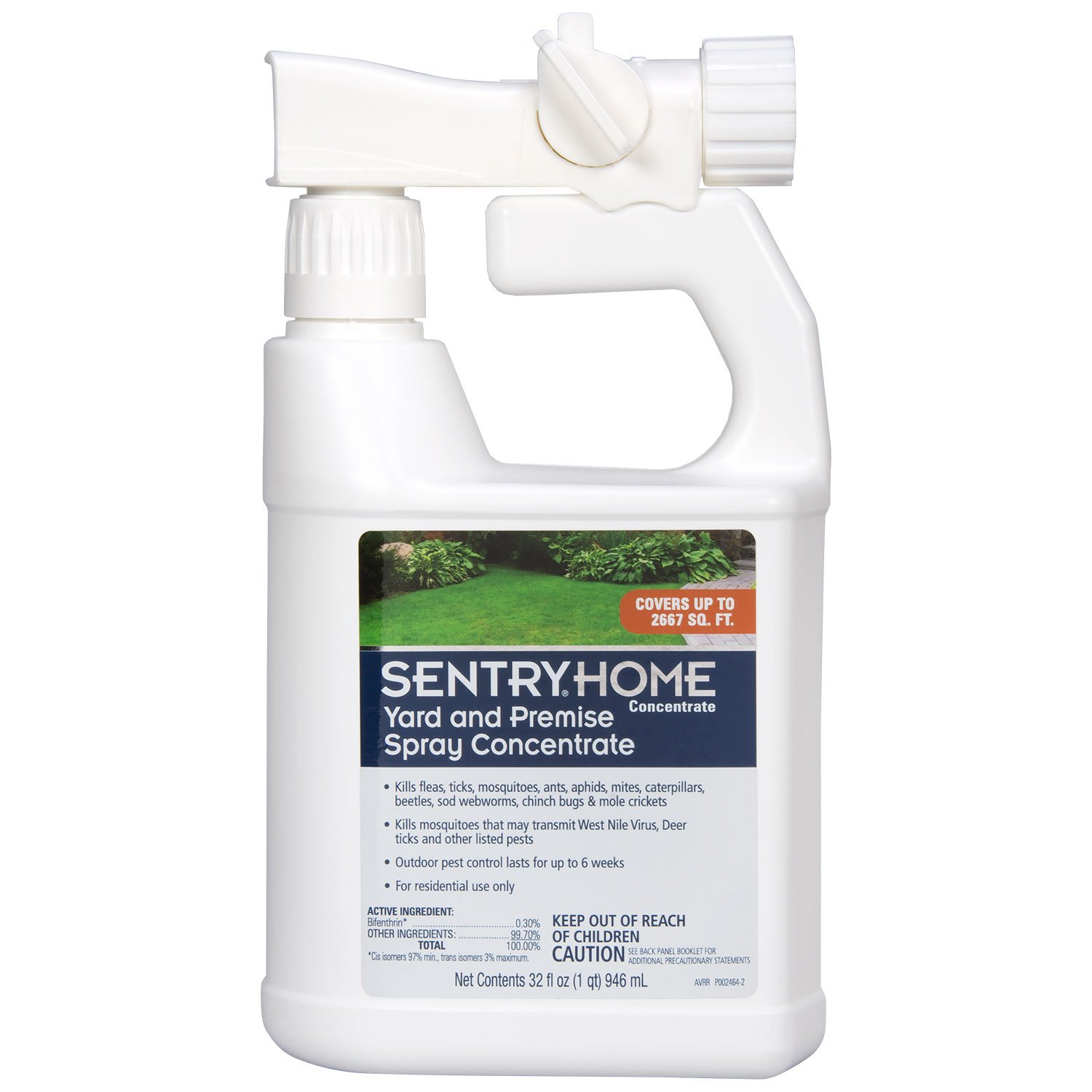 SENTRY HOME Flea and Tick Yard and Premise Spray, 32 oz pest protection