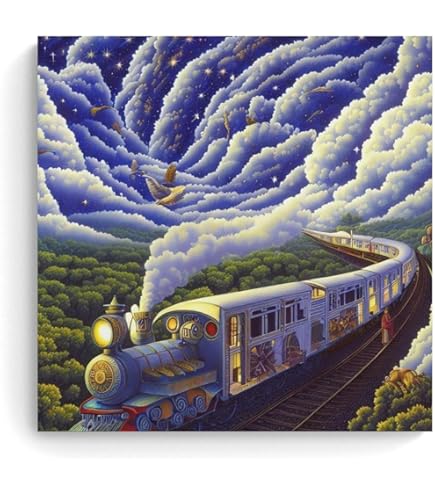 YiXong Surrealisme Rob Gonsalves Visuele Illusie Waterdans Poster