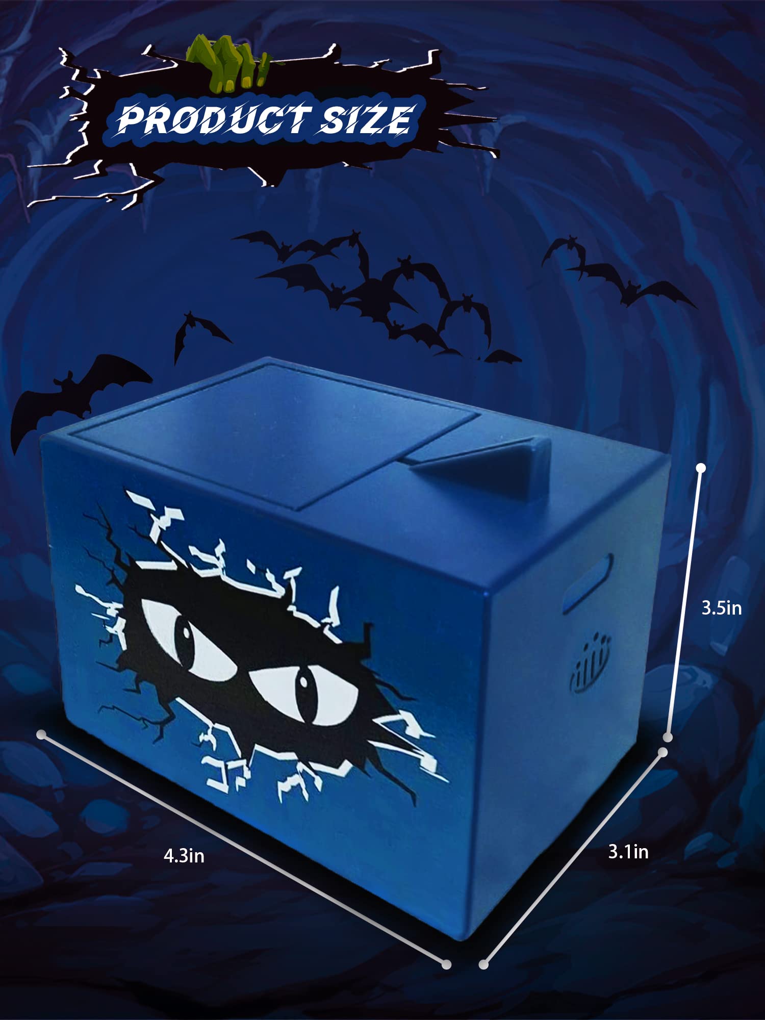 Cevly Stealing Coin Box,Coin Bank for Kids,Electronic Ghost Hand Piggy Bank,Monster Bank Toy,Birthday Halloween for Boys Girls Kids