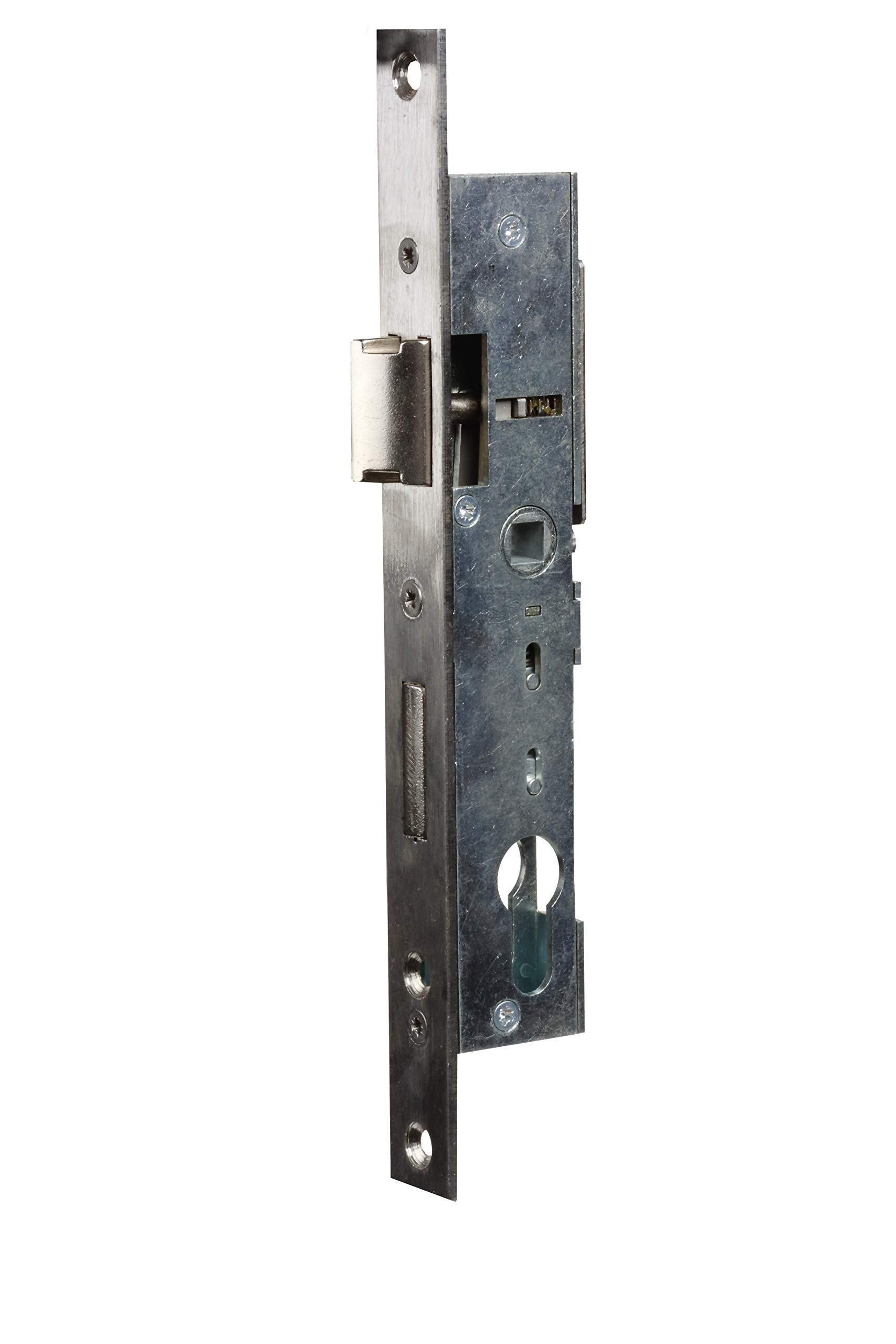 Bricard 1648 Recessed Door Lock for Entrance or Service Door PVC Metal Carpentry Centre Distance 70 mm, Axle 21 mm