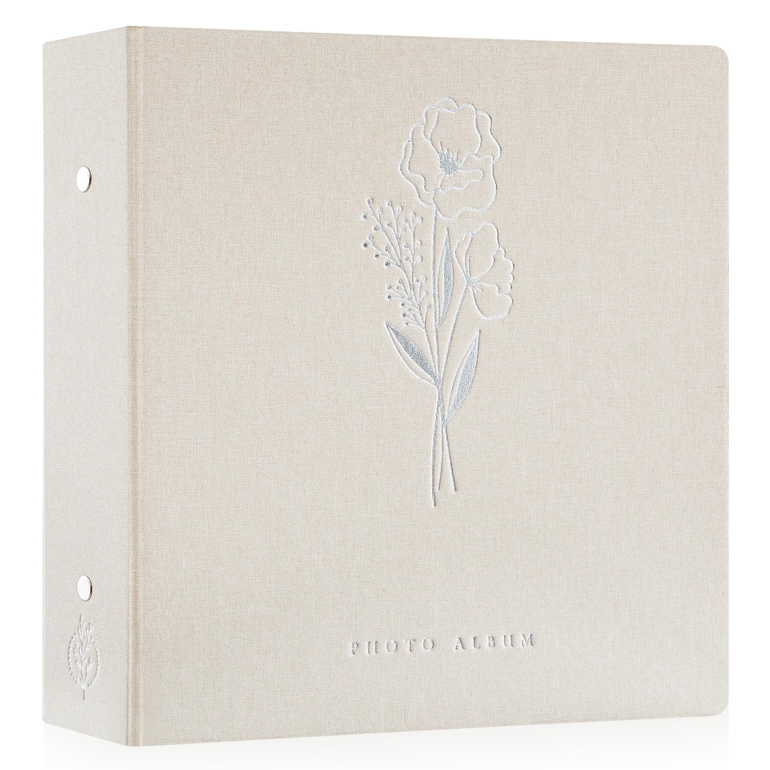 Lanpn Photo Album 11x15 11.5x15cm 600 Pictures, Exquisite Linen Photo Book Sets, Each Album Holds 600 Horizontal and Vertical Only Picture for Kids Boy Girls (Beige)